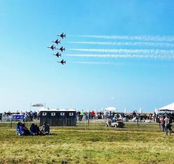 Superior Portables Porta Potties at the 2017 Cleveland Air Show